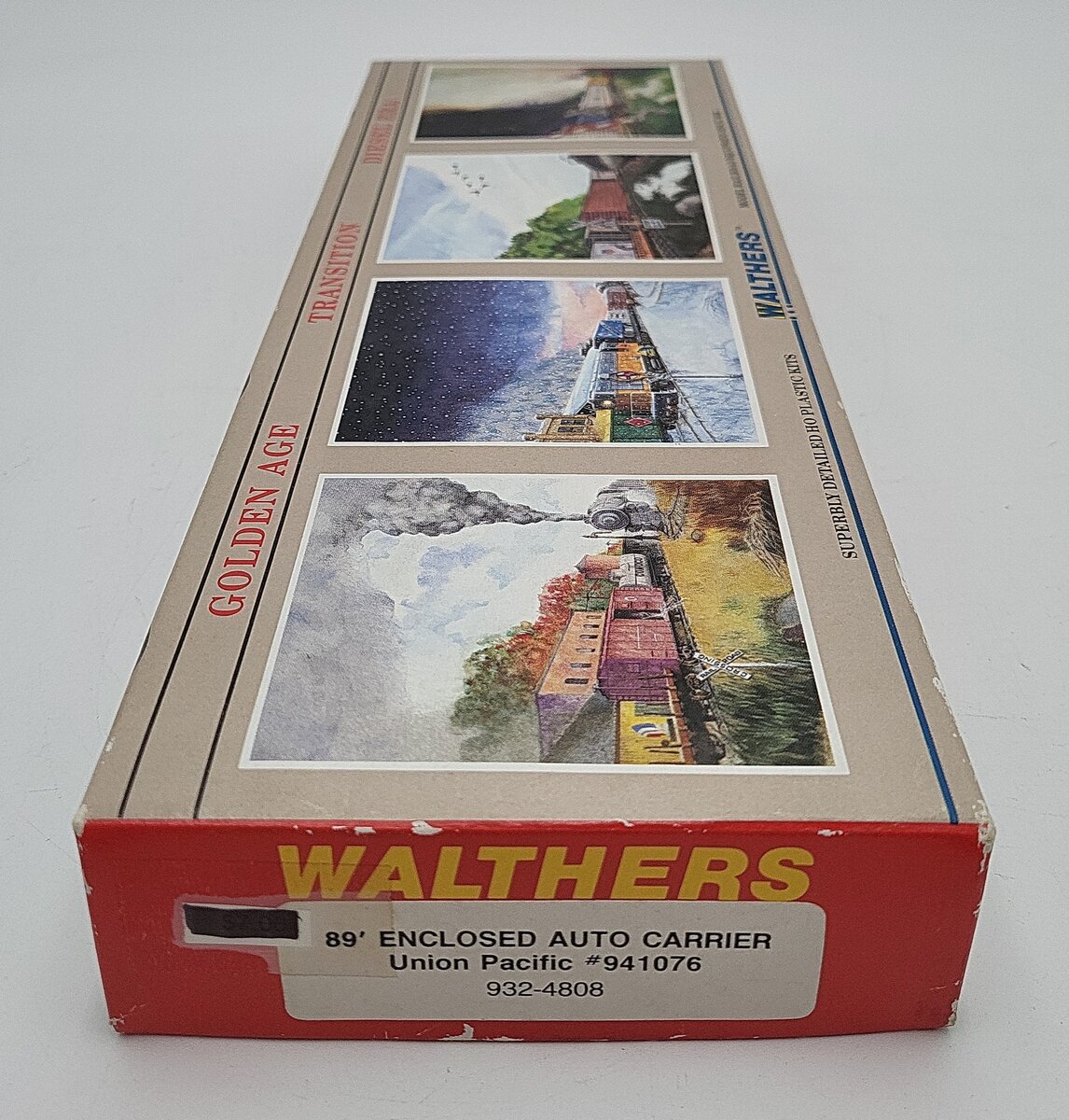 Walthers 932-4808 HO UP 89' Enclosed Auto Carrier Kit #941076 -Assembled Custom VG/Box