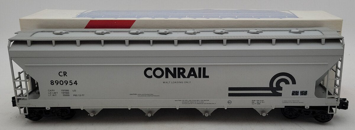 Weaver O Gauge Conrail 4 Bay ACF Covered Hopper (Car #2) #890954 LN/Box