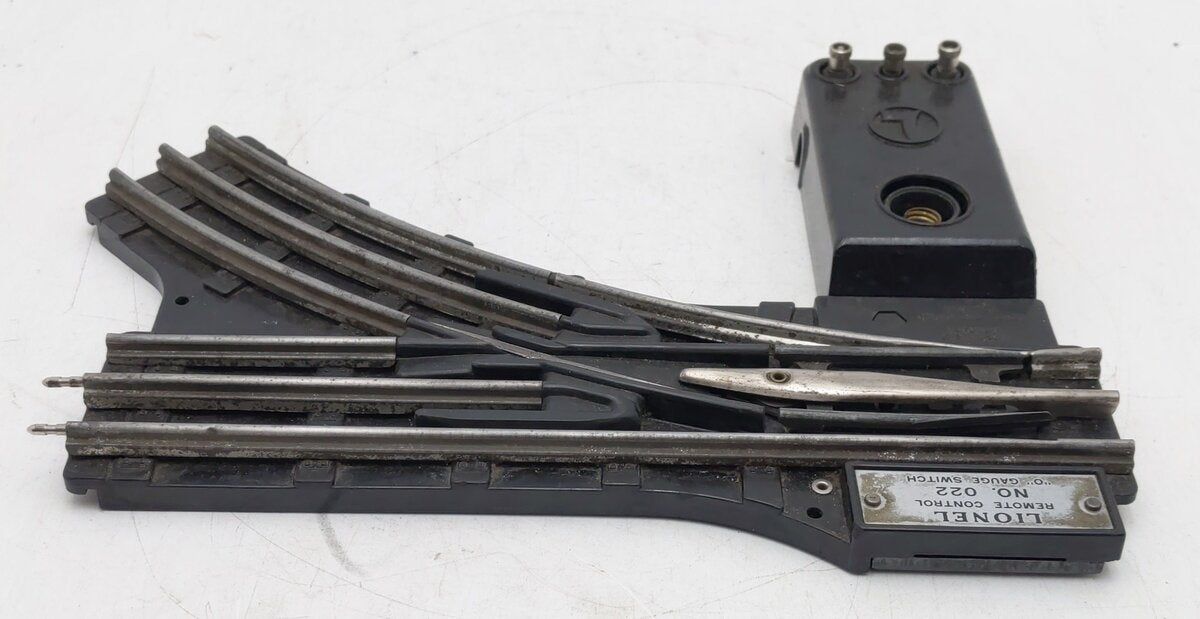 Lionel 6-14063 O 31" Remote-Control Right Hand Switch Turnout VG