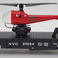 Lionel O Gauge New York Central Flat Car With Rescue Helicopter #37034 LN