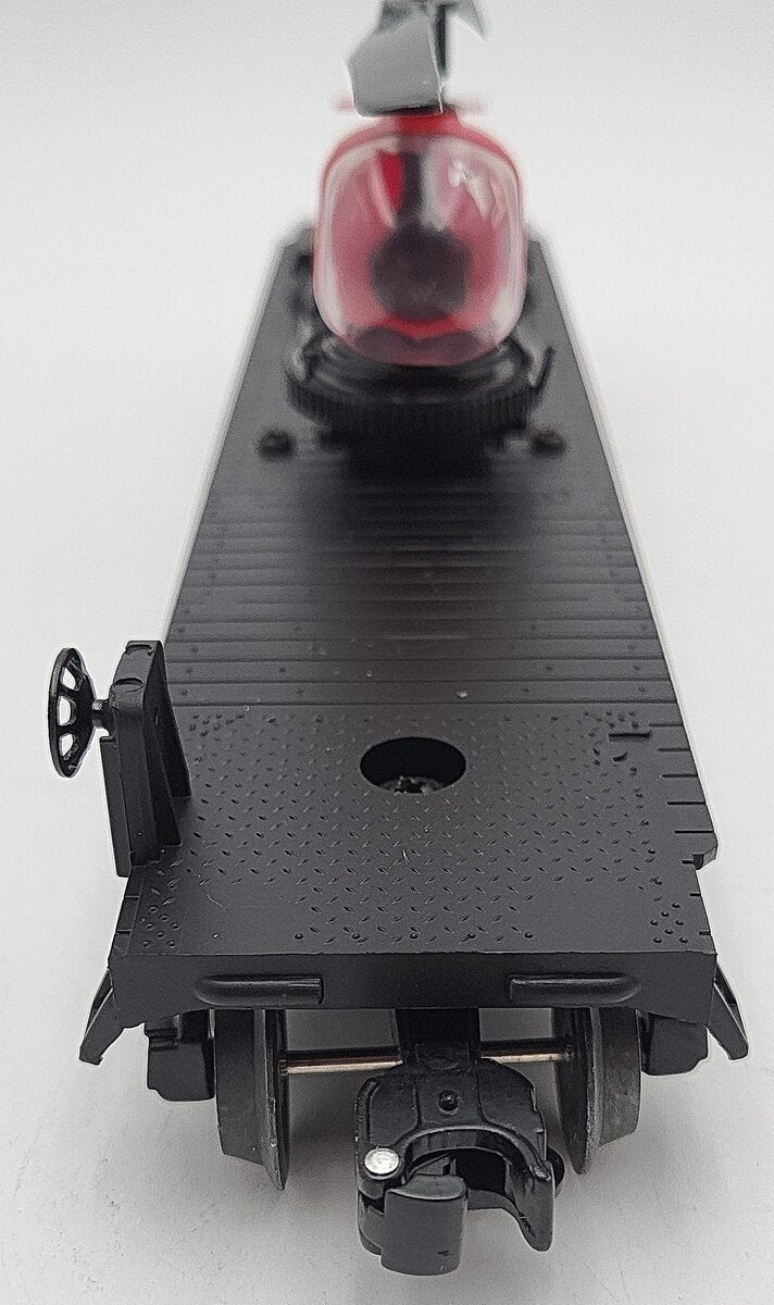 Lionel O Gauge New York Central Flat Car With Rescue Helicopter #37034 LN