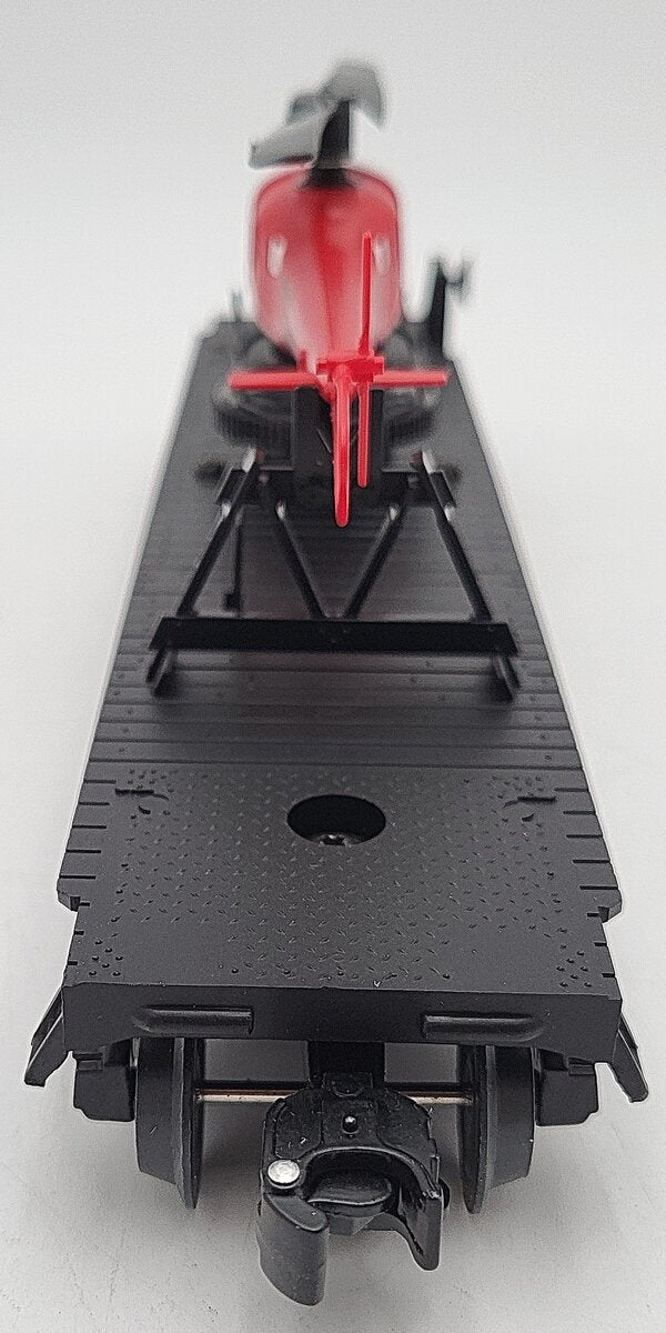 Lionel O Gauge New York Central Flat Car With Rescue Helicopter #37034 LN