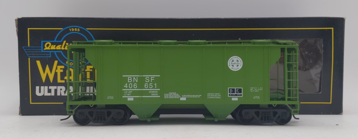Weaver 406651 O BNSF PS-2 Covered Hopper #406651 [2-Rail] LN/Box