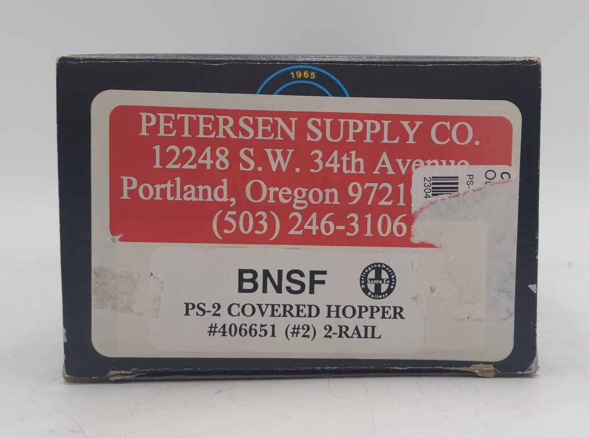 Weaver 406651 O BNSF PS-2 Covered Hopper #406651 [2-Rail] LN/Box