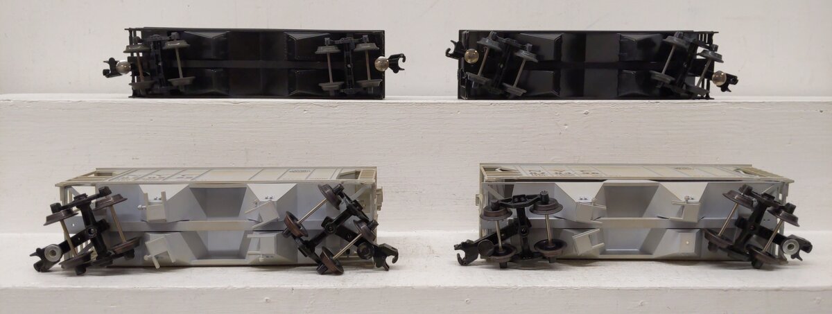 Weaver O Gauge Assorted Freight Cars: #870496, #868025, #868081, #870522 [4] VG