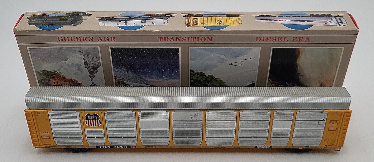 Walthers 932-4809 HO Scale Union Pacific Auto Carrier Car #942571 Assembled VG/Box