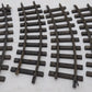 USA Trains R81500 G 5' Diameter Curved Track Section with Solid Brass Rails [14] VG