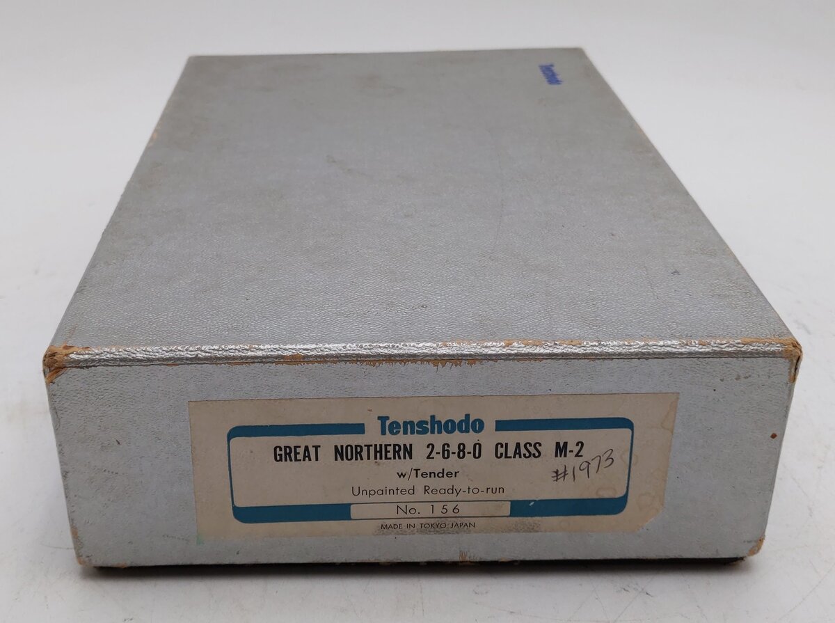 Tenshodo 156 HO BRASS Great Northern 2-6-8-0 Class M-2 Box Only VG/Box