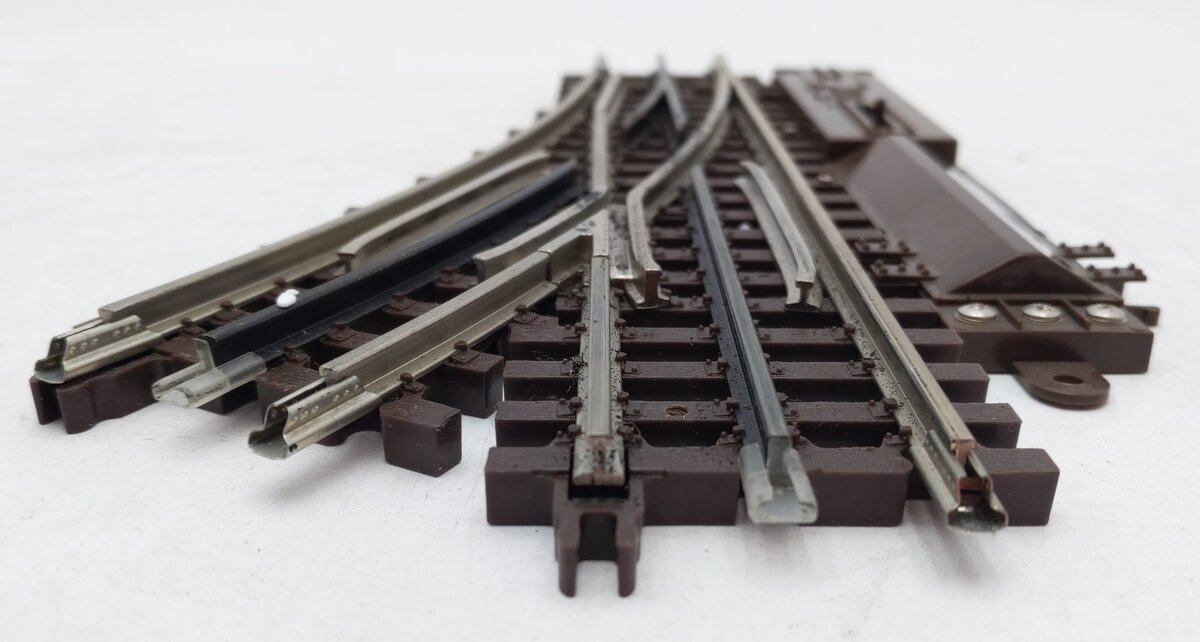 Atlas 6076 O Gauge Nickel Silver O-36 Right Hand Remote Switch Turnout EX/Box
