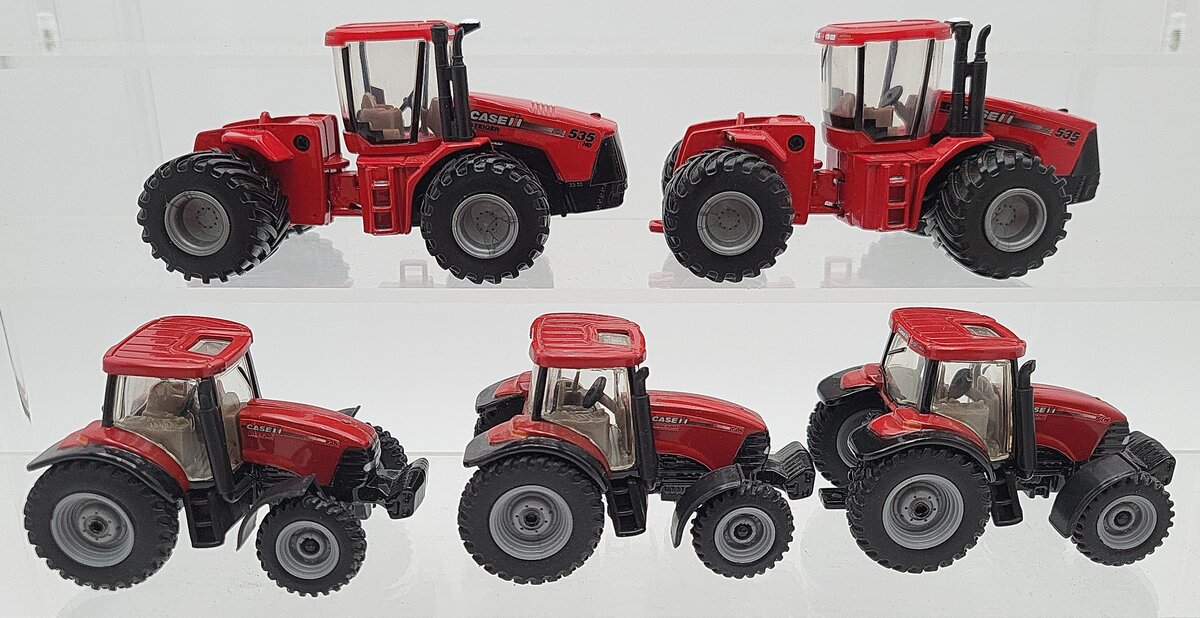 Ertl 1:64 Assorted Red Tractors [5] EX