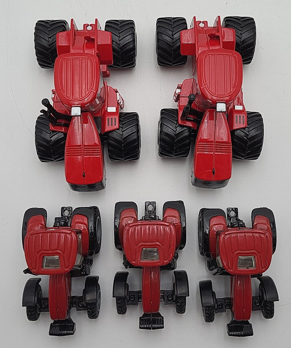 Ertl 1:64 Assorted Red Tractors [5] EX