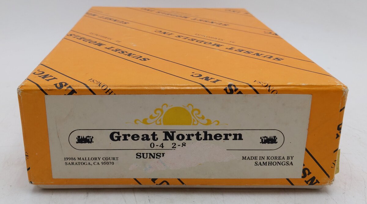 Sunset Models/Samhongsa HO Scale BRASS Great Northern 2-8-2 Box Only VG/Box