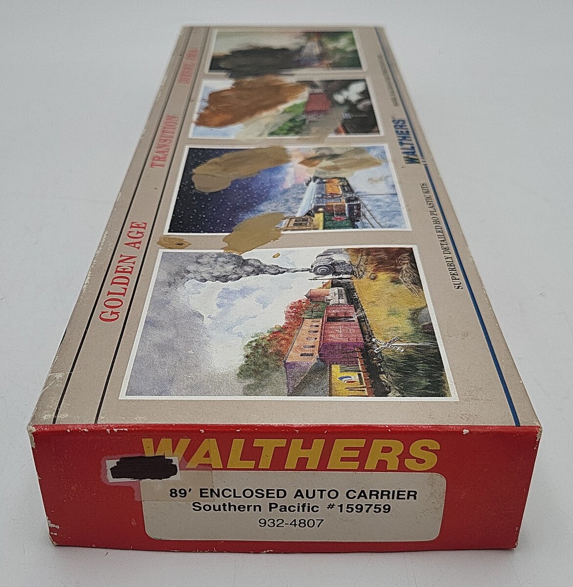 Walthers 932-4807 HO Southern Pacific Enclosed Auto Carrier #159759 Assembled VG/Box