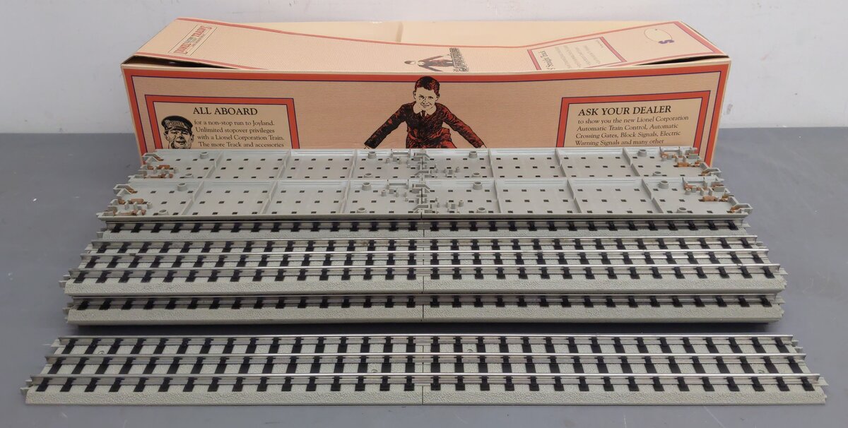 MTH 11-99003 Lionel Standard Gauge RealTrax 28" Straight Track (Box of 15) EX/Box