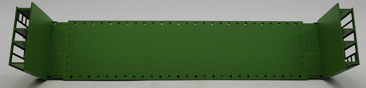 Weaver 615969 O Scale Burlington Northern 50' Bulkhead Flatcar (2 Rail) LN/Box