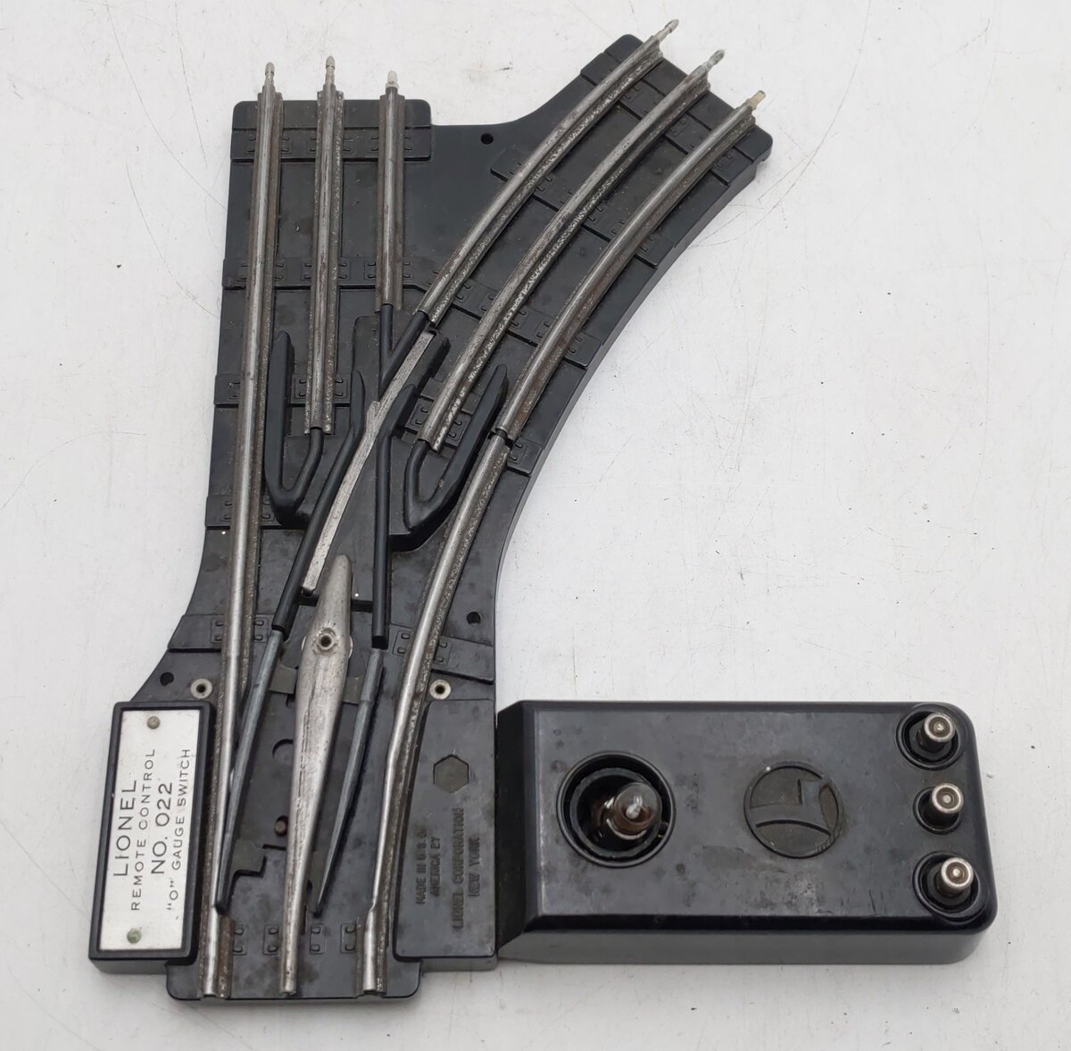 Lionel 6-14063 O 31" Remote-Control Right Hand Switch Turnout VG