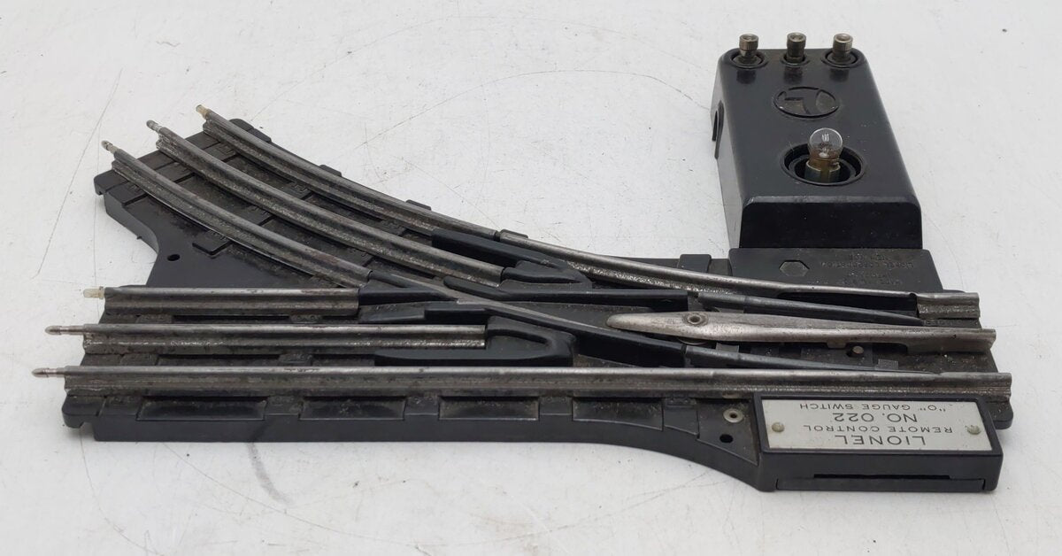 Lionel 6-14063 O 31" Remote-Control Right Hand Switch Turnout VG