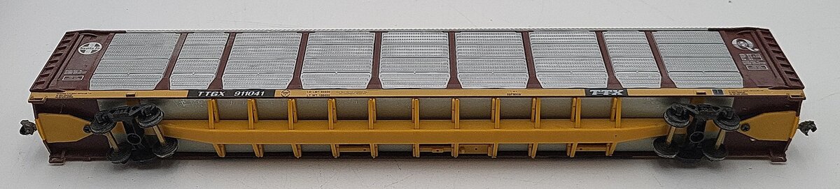 Walthers 932-4812 HO SF 89' Enclosed Auto Carrier Kit [Assembled] VG/Box