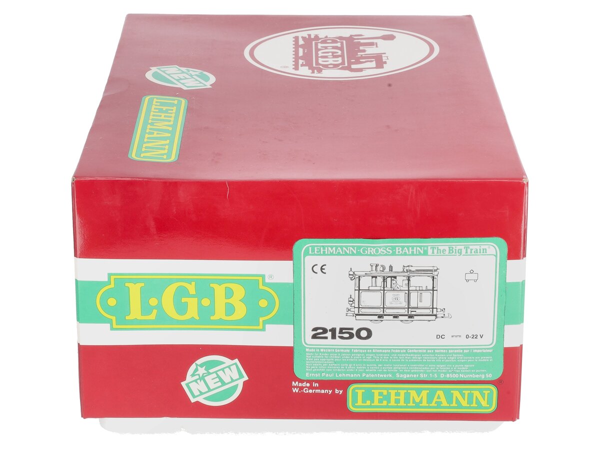 LGB 2150 G Scale Elias Henschel & Sohn Steam Tram Locomotive #13 NIB