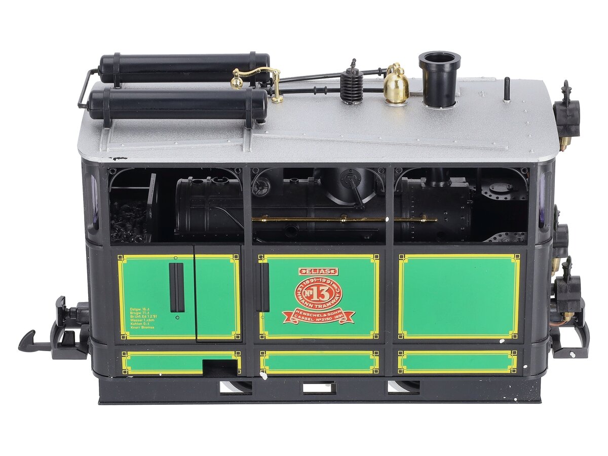 LGB 2150 G Scale Elias Henschel & Sohn Steam Tram Locomotive #13 NIB