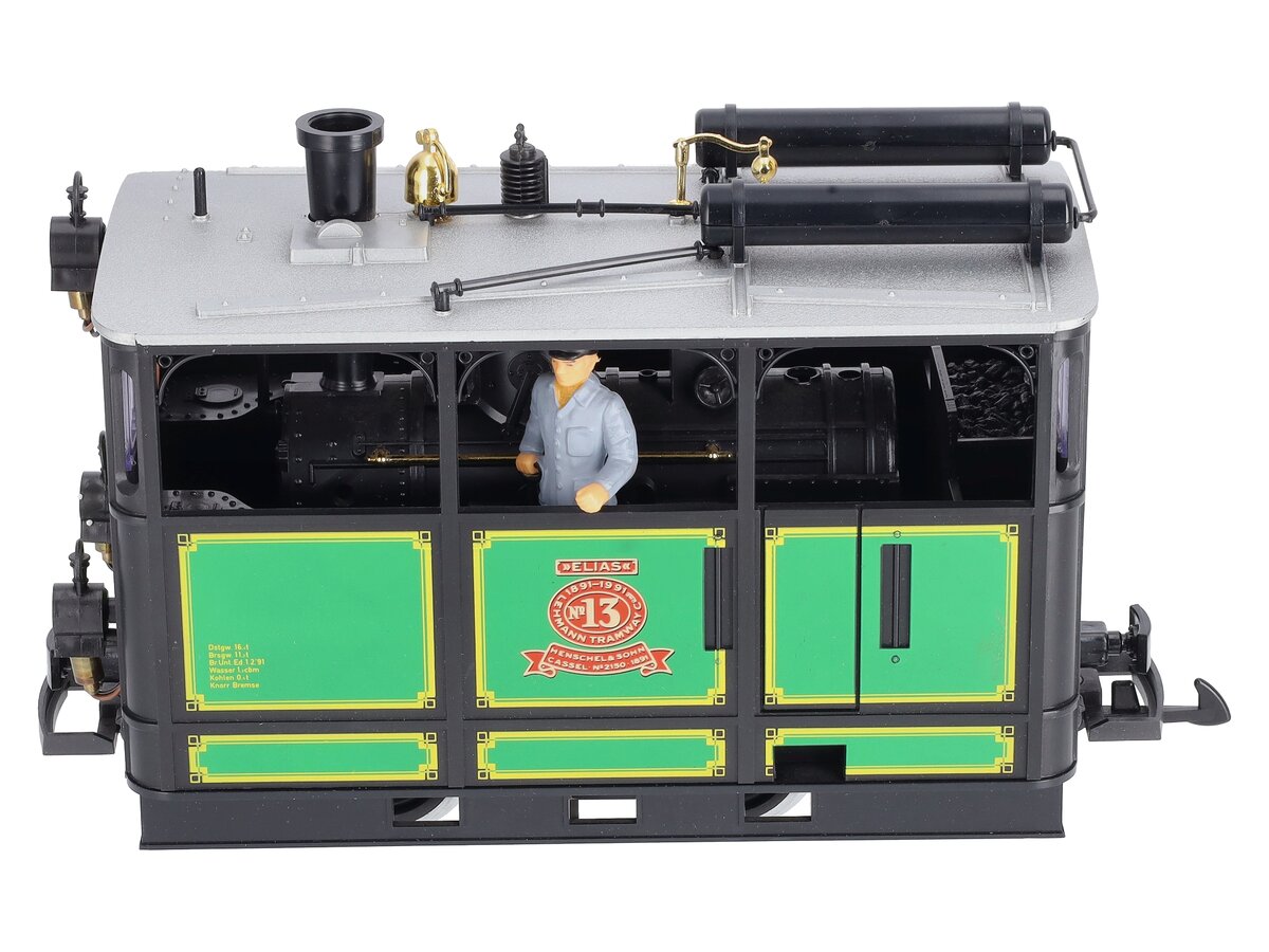 LGB 2150 G Scale Elias Henschel & Sohn Steam Tram Locomotive #13 NIB