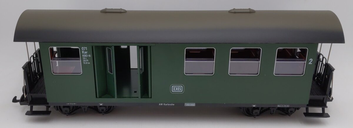 LGB 3071 G Scale DB Green 8-Wheel Passenger Car EX/Box