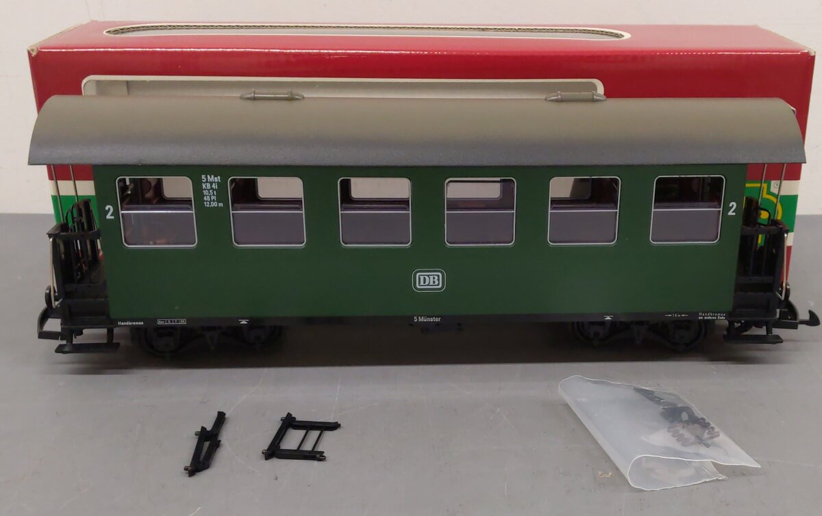 LGB 3070 G Scale Deutsche Bundesbahn Passenger Car #2 EX/Box