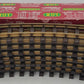 LGB 1100 G Scale Brass R 600 Curved Track Sections (7) LN/Box