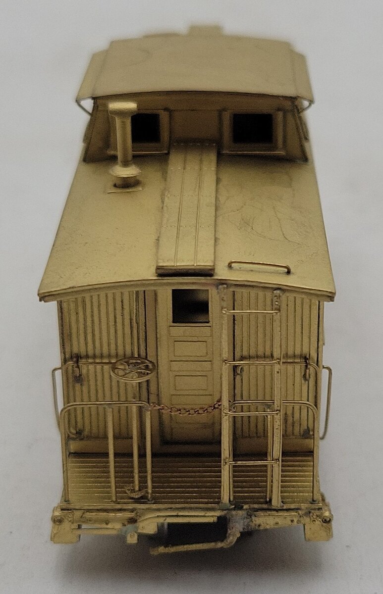 Peach Creek Shops 27/28 BRASS HOn3 East Broad Top Caboose EX/Box