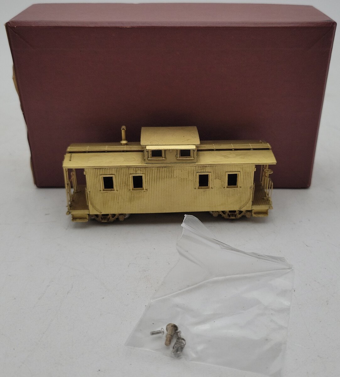 Peach Creek Shops 27/28 BRASS HOn3 East Broad Top Caboose EX/Box