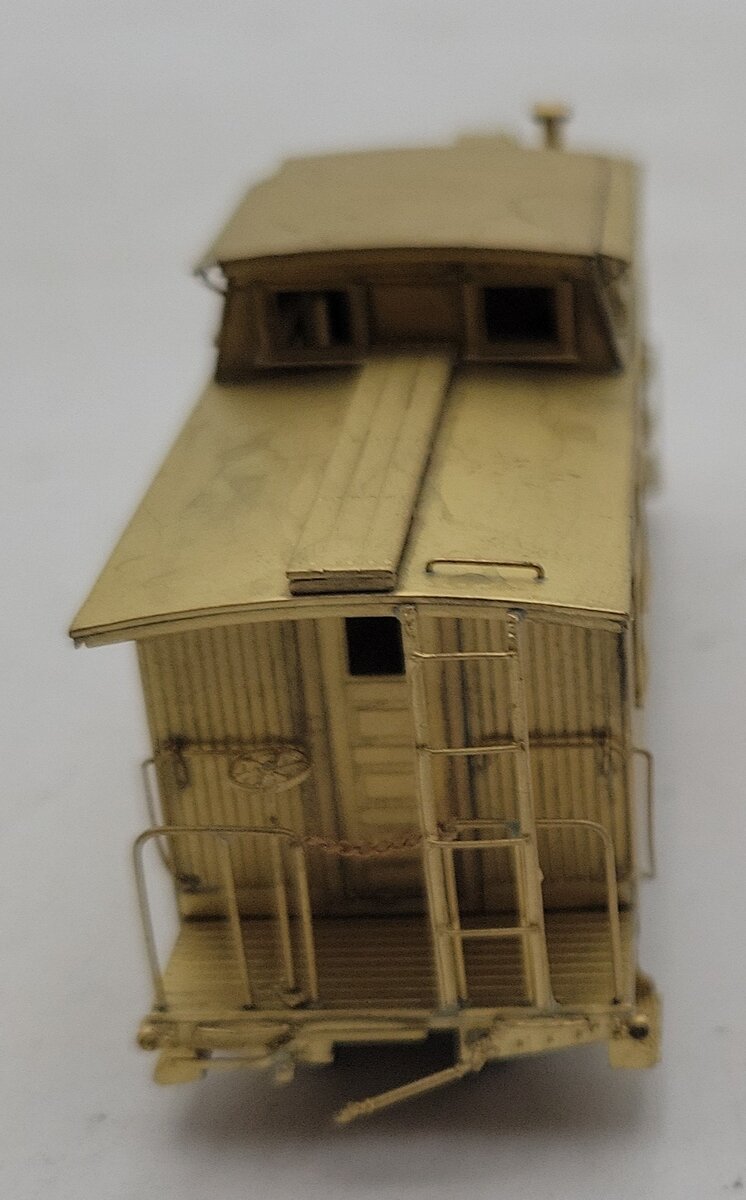 Peach Creek Shops 27/28 BRASS HOn3 East Broad Top Caboose EX/Box