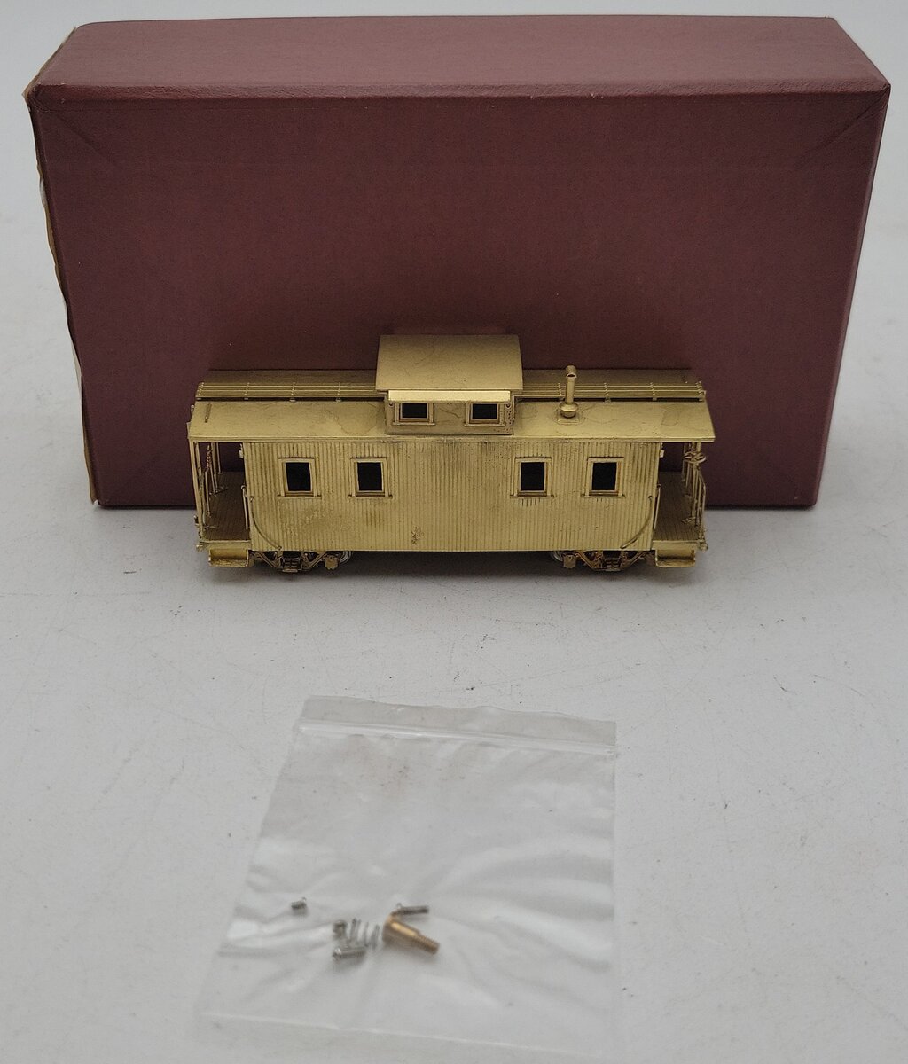 Peach Creek Shops 27/28 BRASS HOn3 East Broad Top Caboose EX/Box