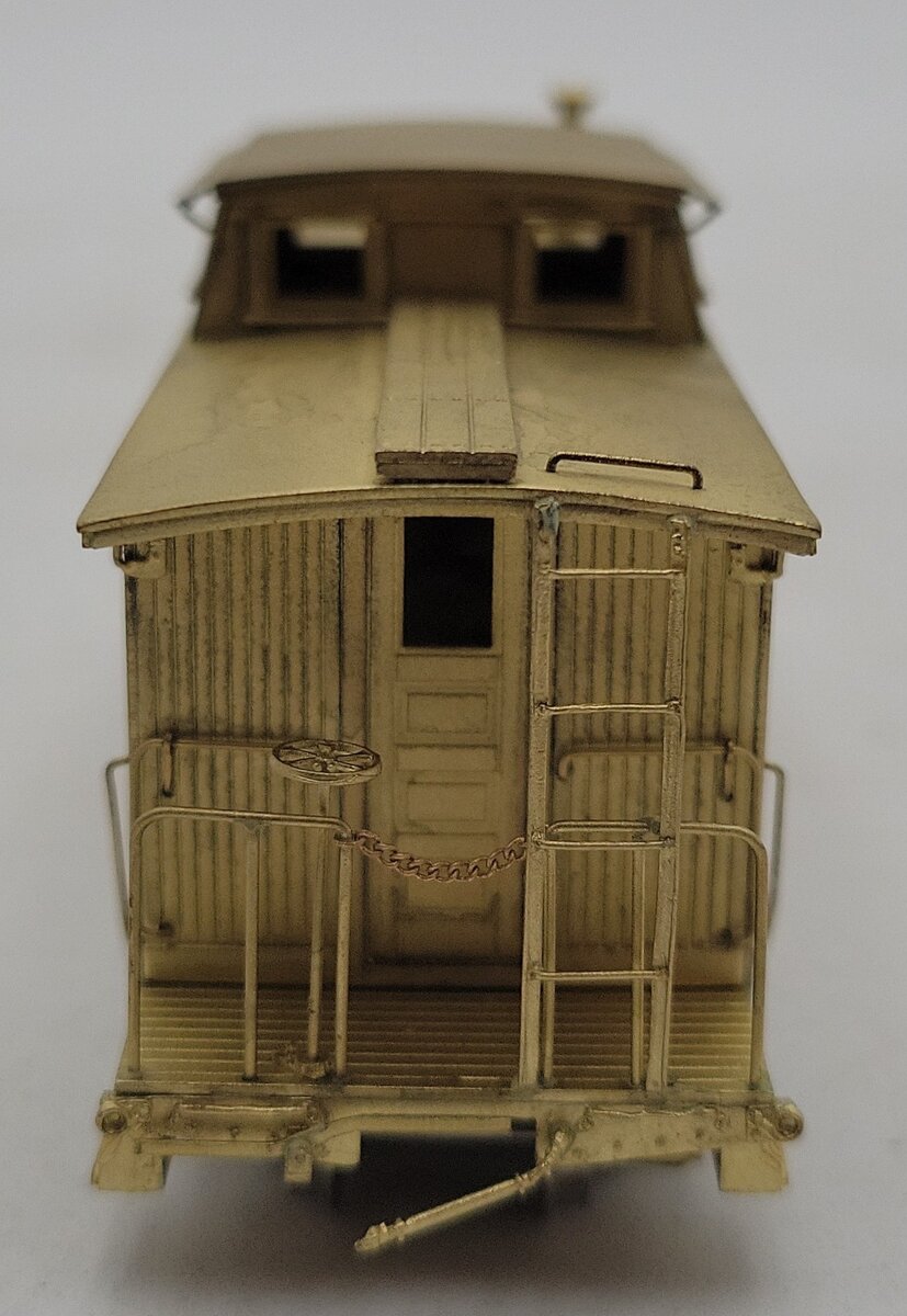 Peach Creek Shops 27/28 BRASS HOn3 East Broad Top Caboose EX/Box