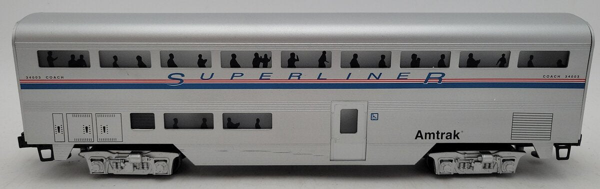 Williams O Gauge Amtrak Superliner Coach #34003 EX/Box