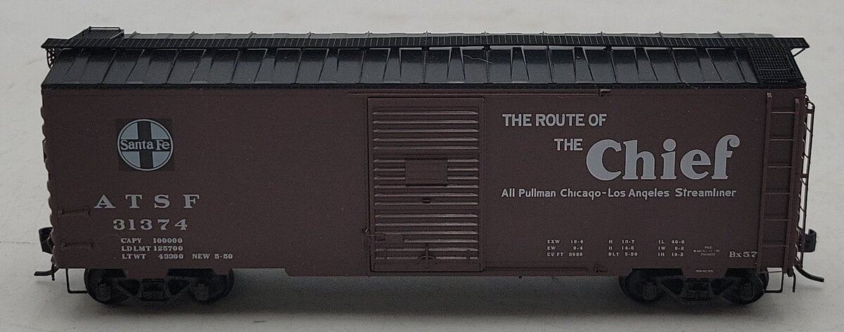 Kadee 4035 HO Santa Fe Chief 40' PS-1 Standard Boxcar #31374 LN