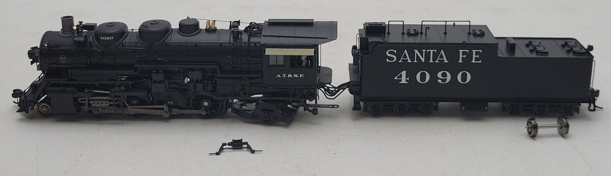 Broadway Limited 4762 HO ATSF 2-8-2 Mikado Steam Locomotive #4090 with DCC/Sound EX/Box