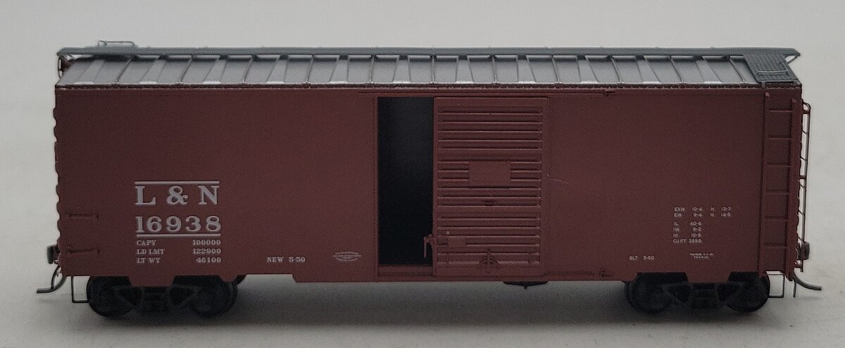 Kadee 4325 HO Scale Lousiville & Nashville 40' PS-1 Boxcar #16938 EX