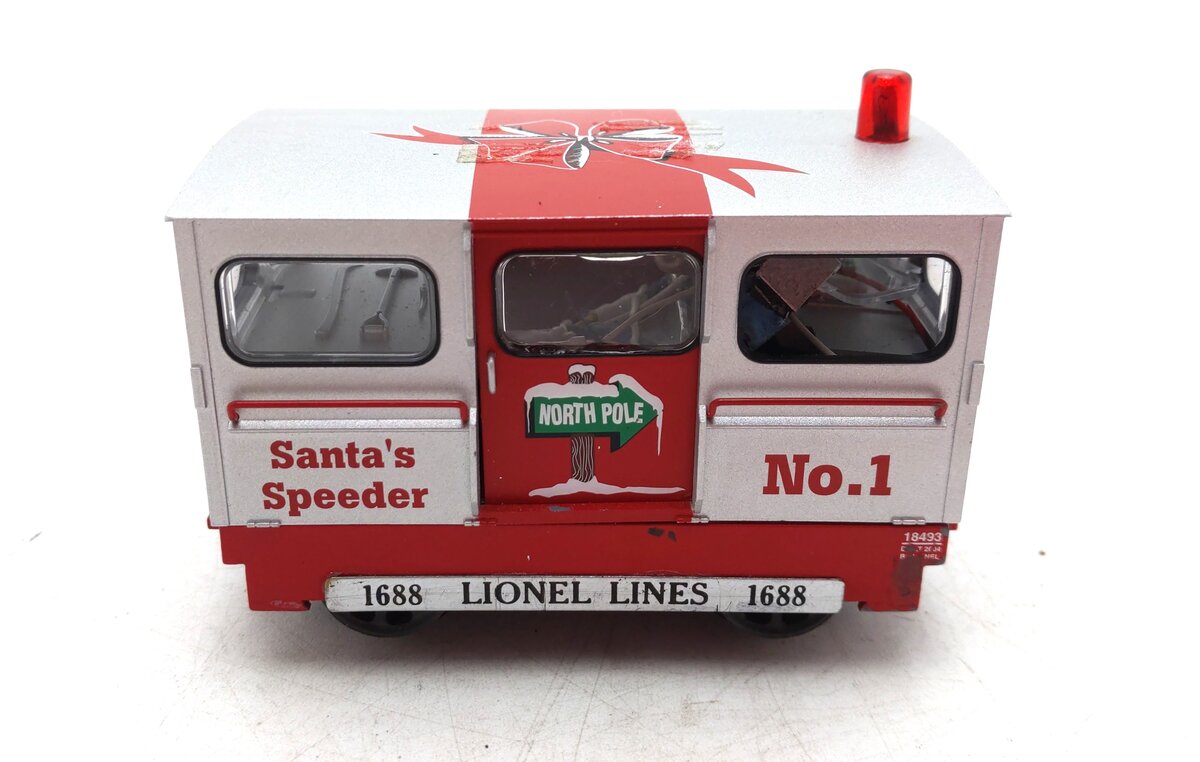 Lionel 6-18493 O Gauge Santa's Speeder VG