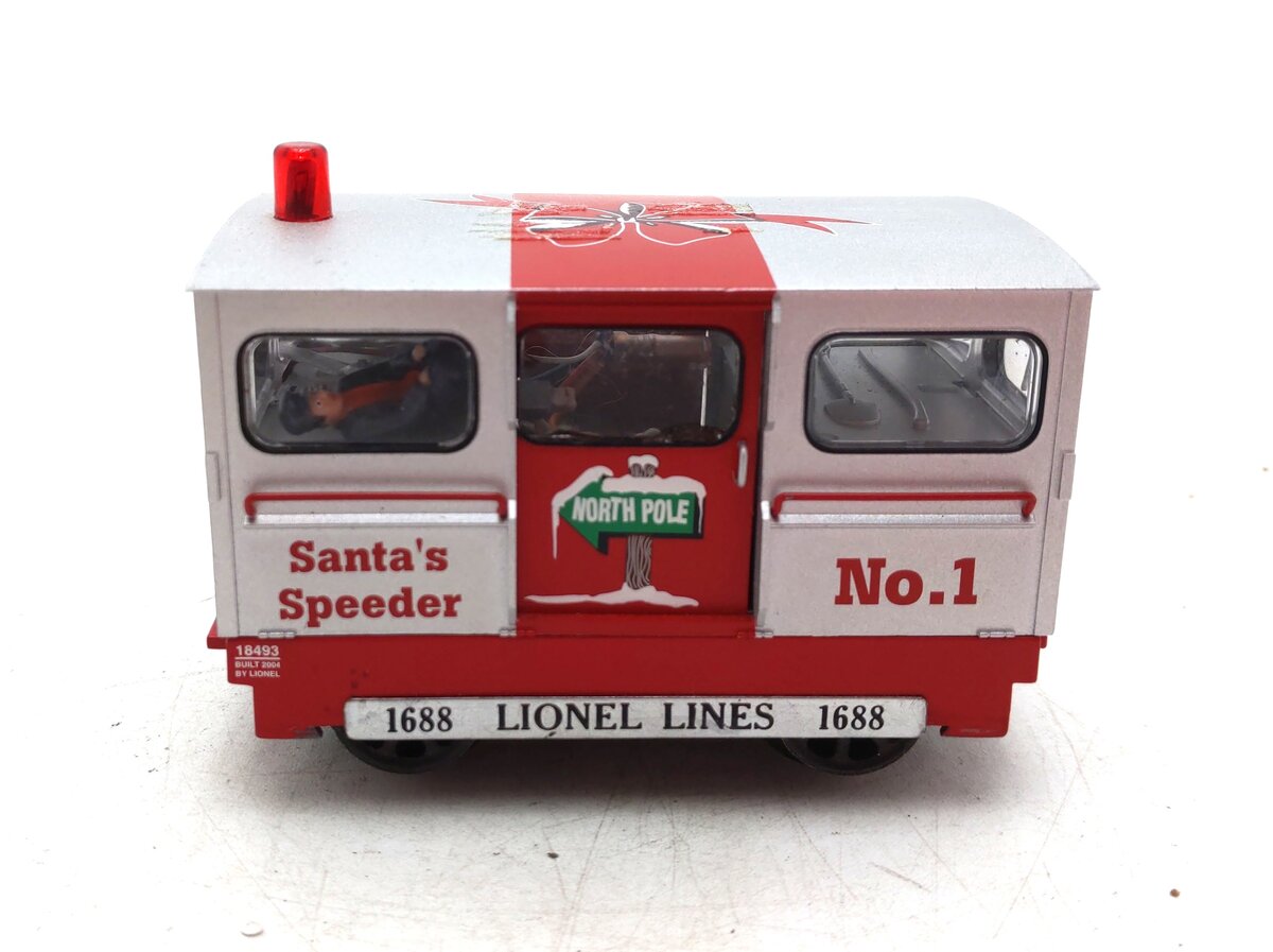 Lionel 6-18493 O Gauge Santa's Speeder VG