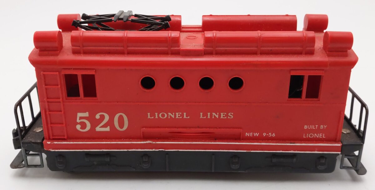 Lionel 520 Vintage O Postwar Powered Electric Box Cab Locomotive VG