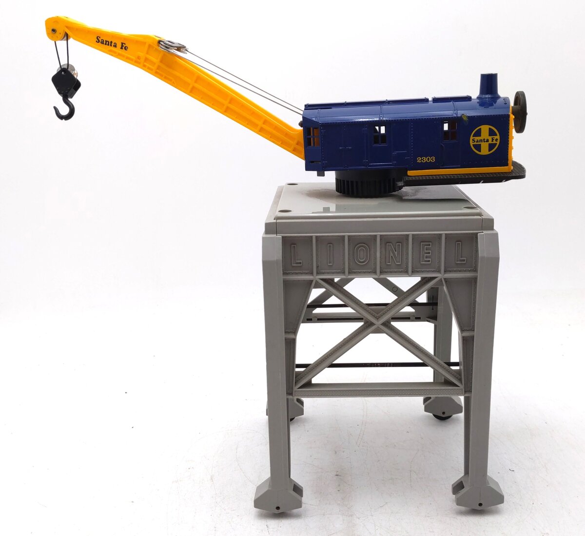 Lionel 6-2303 O Gauge Santa Fe Manual Gantry Crane EX