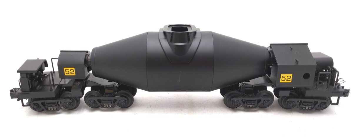 MTH 20-98201 O Gauge 4-Truck Black Hot Metal Car #52 EX