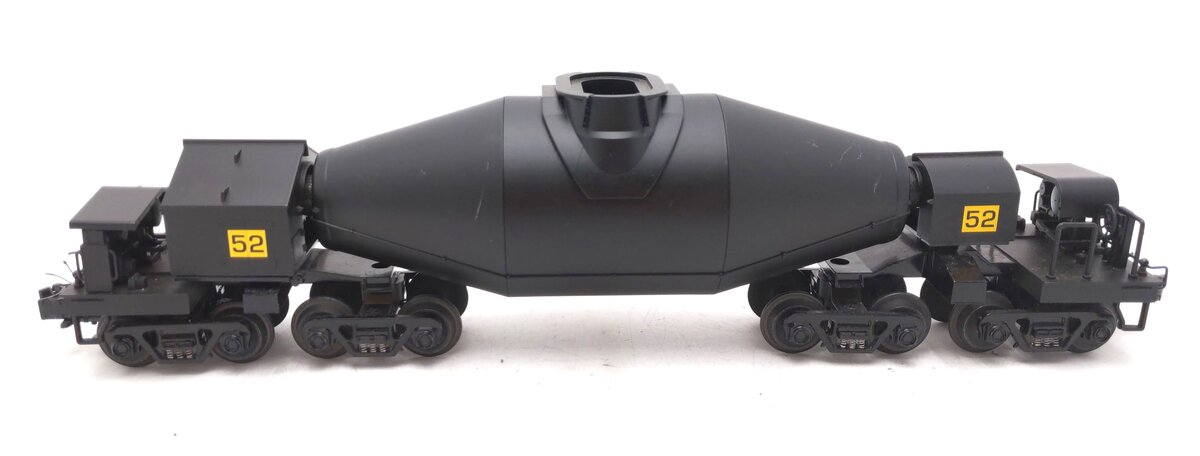 MTH 20-98201 O Gauge 4-Truck Black Hot Metal Car #52 EX