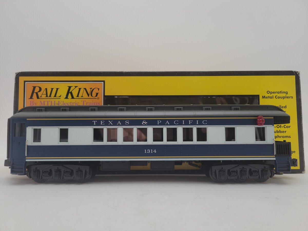 MTH 30-6221 O Gauge Texas & Pacific Madison Passenger Car #1314 EX/Box