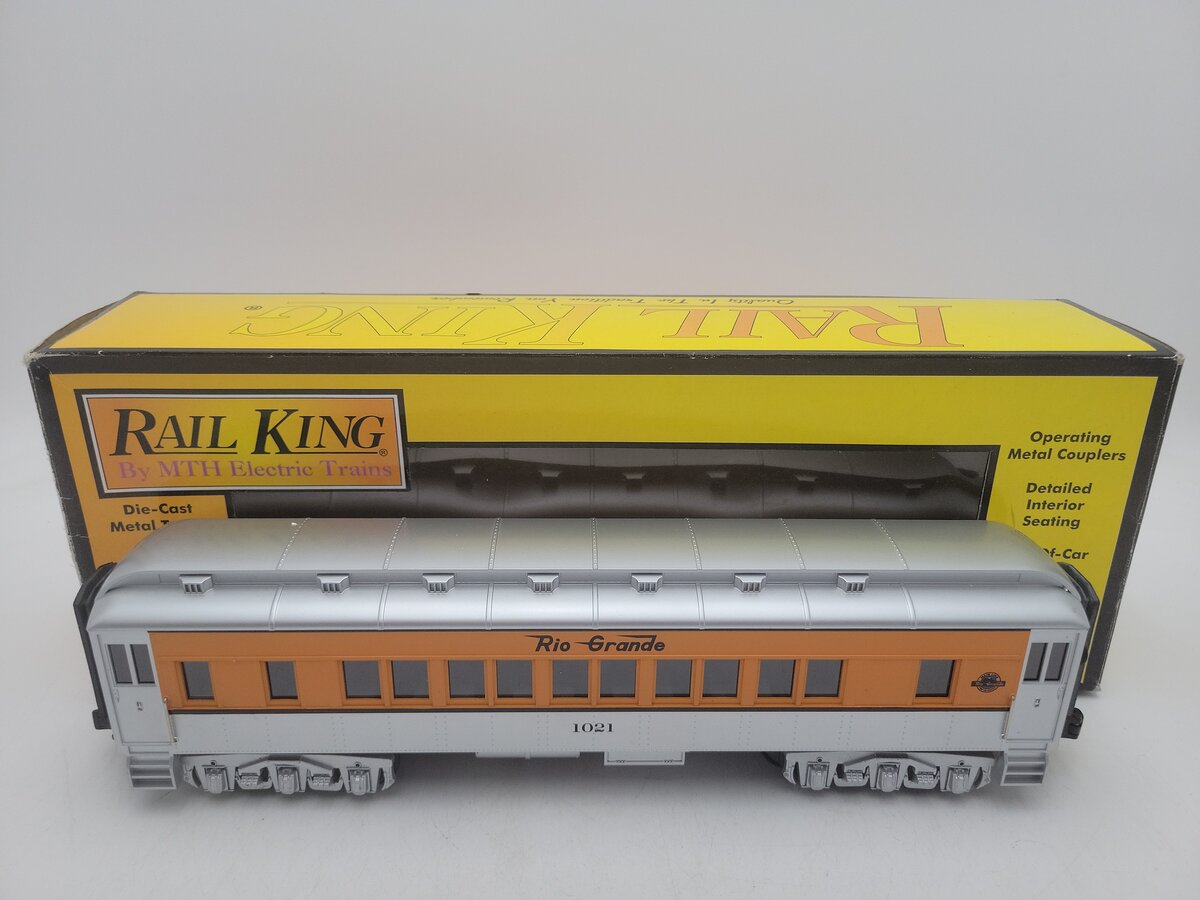 MTH 30-6231 O Denver Rio Grande Madison Passenger Car #1021 EX/Box