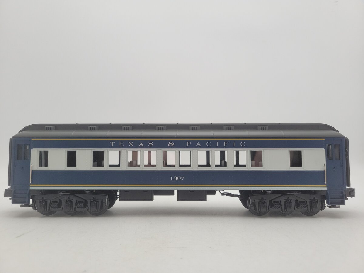 MTH 30-6222 O Gauge Texas & Pacific Madison Passenger Car #1307 EX