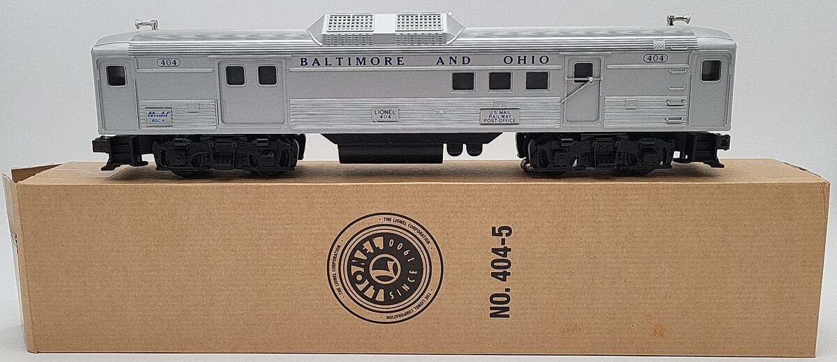 Lionel 6-38311 O Gauge Budd RDC Commuter Baggage Train #404 LN/Box