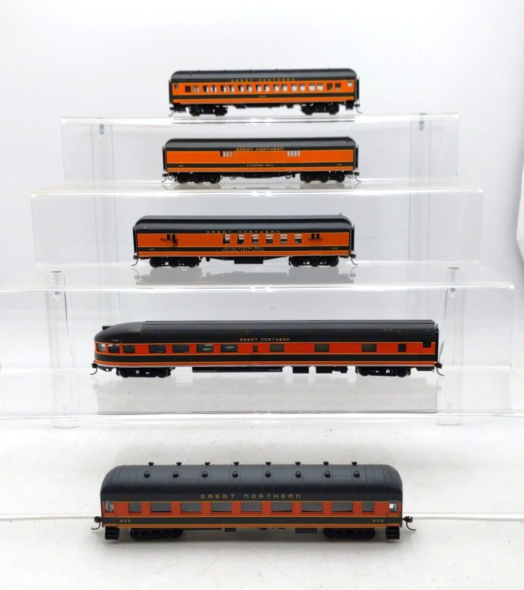Rivarossi & Other HO Scale Assorted Great Northern Passenger Cars [5] EX