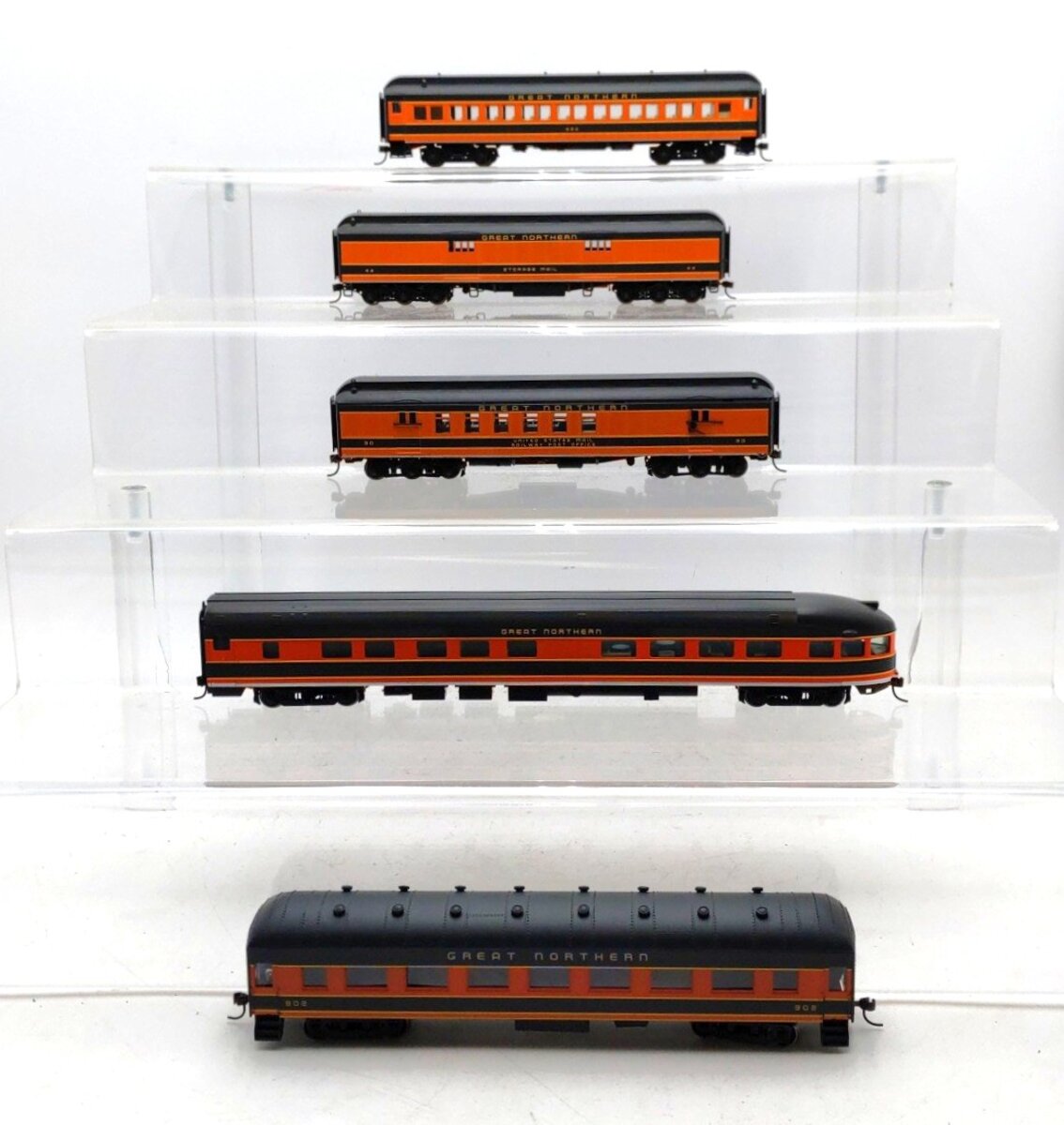 Rivarossi & Other HO Scale Assorted Great Northern Passenger Cars [5] EX