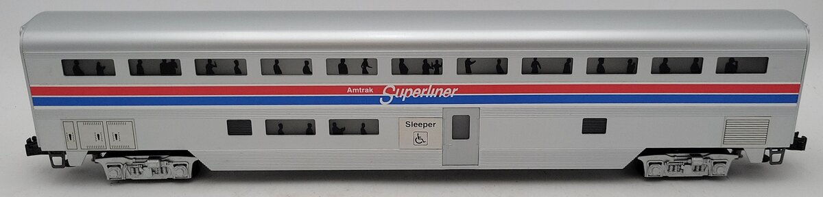 Williams O Gauge 60' Aluminum Amtrak Superliner Sleeper Passenger Car EX/Box